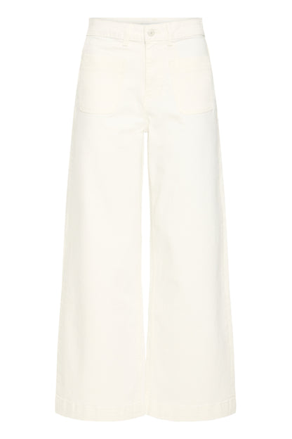 White Wide Leg Jeans