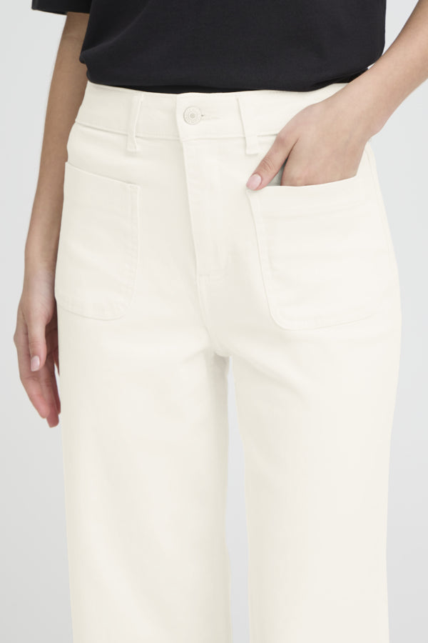 White Wide Leg Jeans