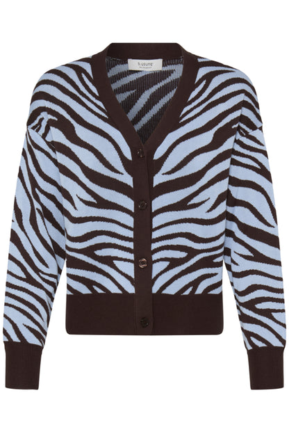 Zebra Print Cardigan