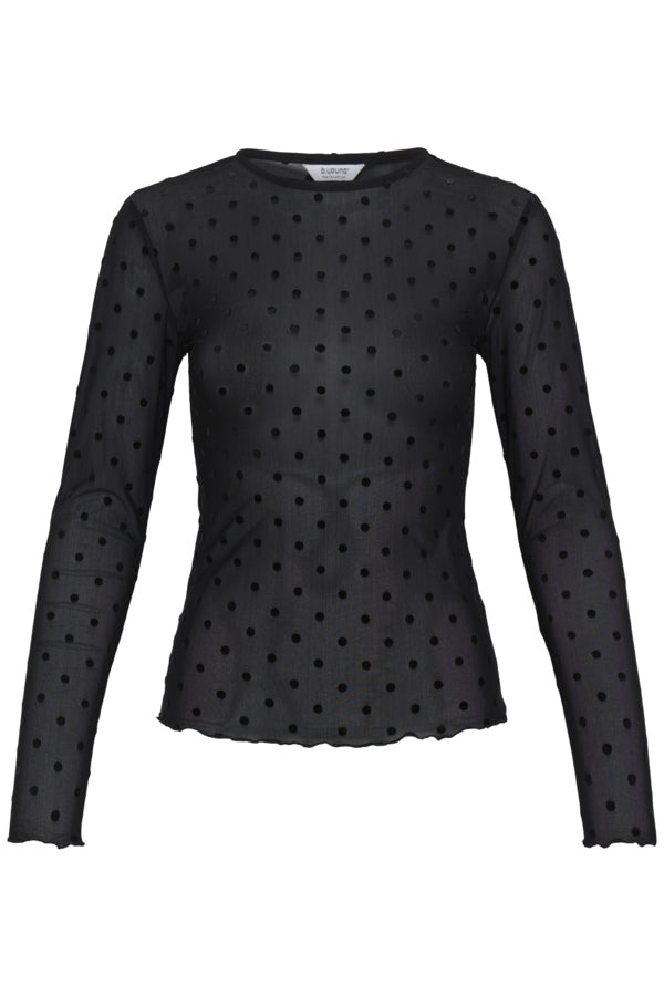 Sheer Polka Dot Top