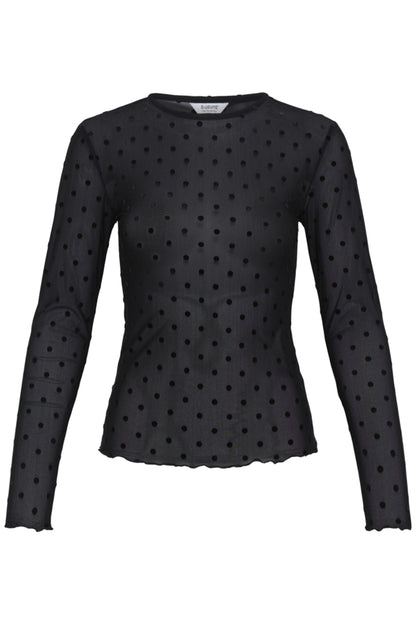 Sheer Polka Dot Top