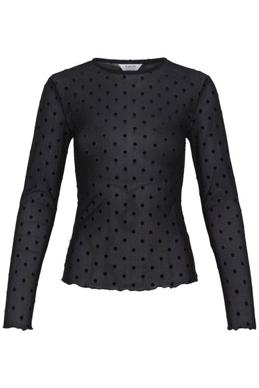 Sheer Polka Dot Top