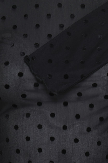 Sheer Polka Dot Top