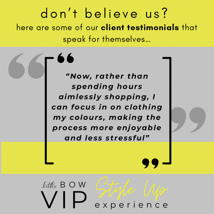 Little Bow VIP Style Up Experience