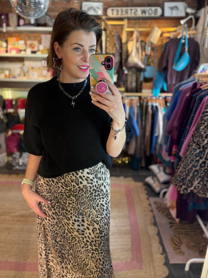 Waffle Knit Boxy Jumper