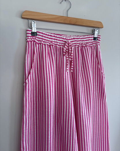 Linen Striped Trousers
