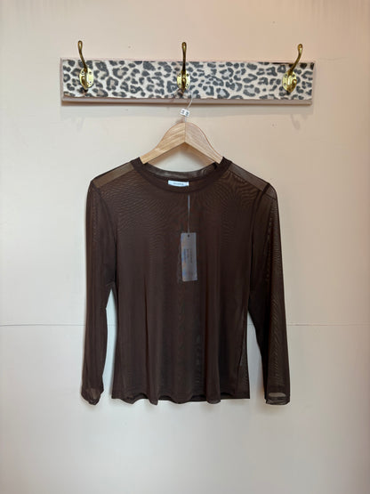 Silky Soft Mesh Layering Top