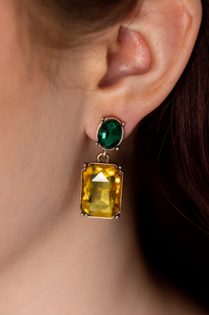 Gem Drop Earrings