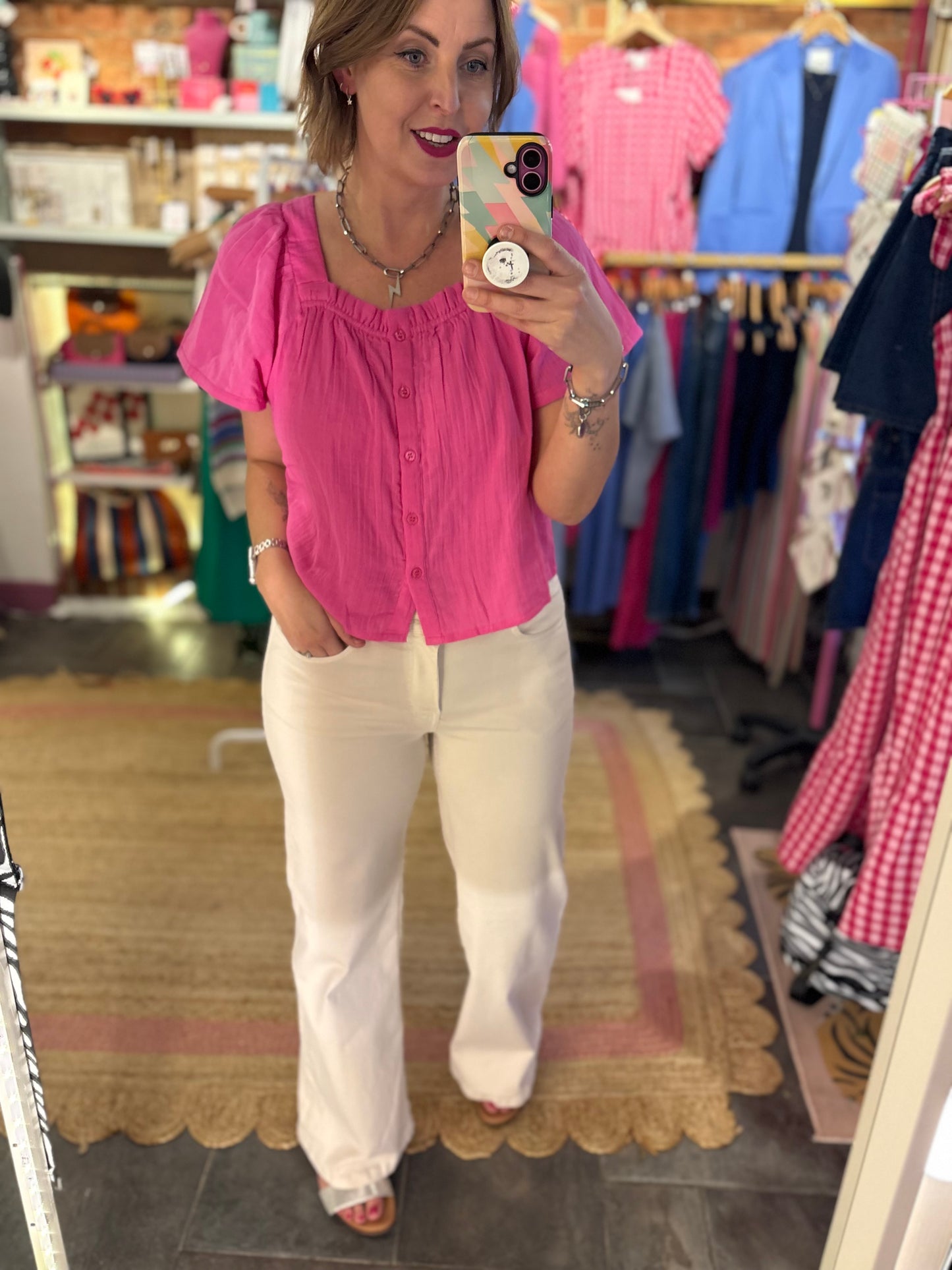Square Neck Gypsy Top
