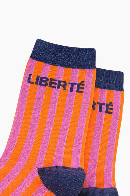 Liberte Striped Socks
