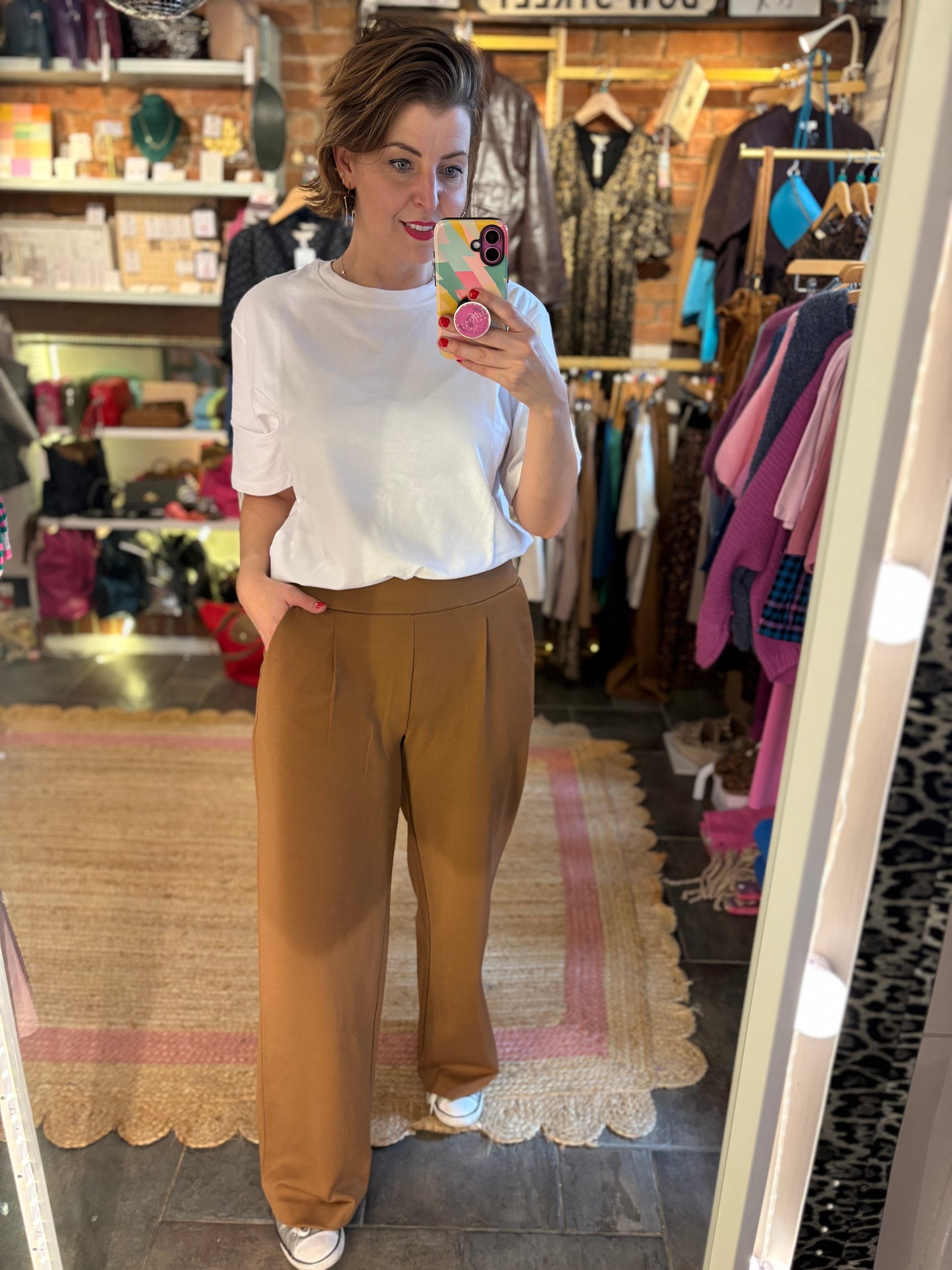 Wide Leg Tailored Trouser