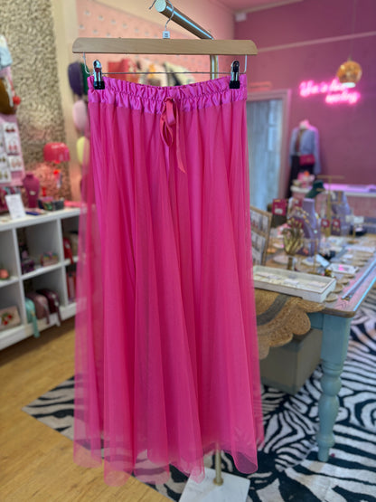 Ribbon Tulle Skirt
