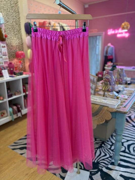 Ribbon Tulle Skirt