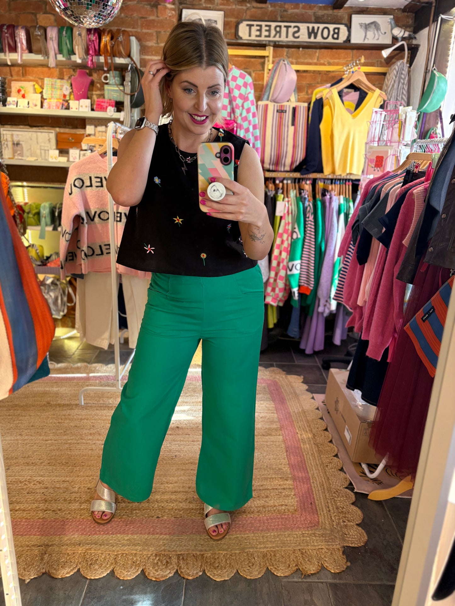 Lightweight Wide Leg Trousers