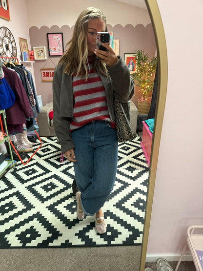 Fluffy Stripe Jumper