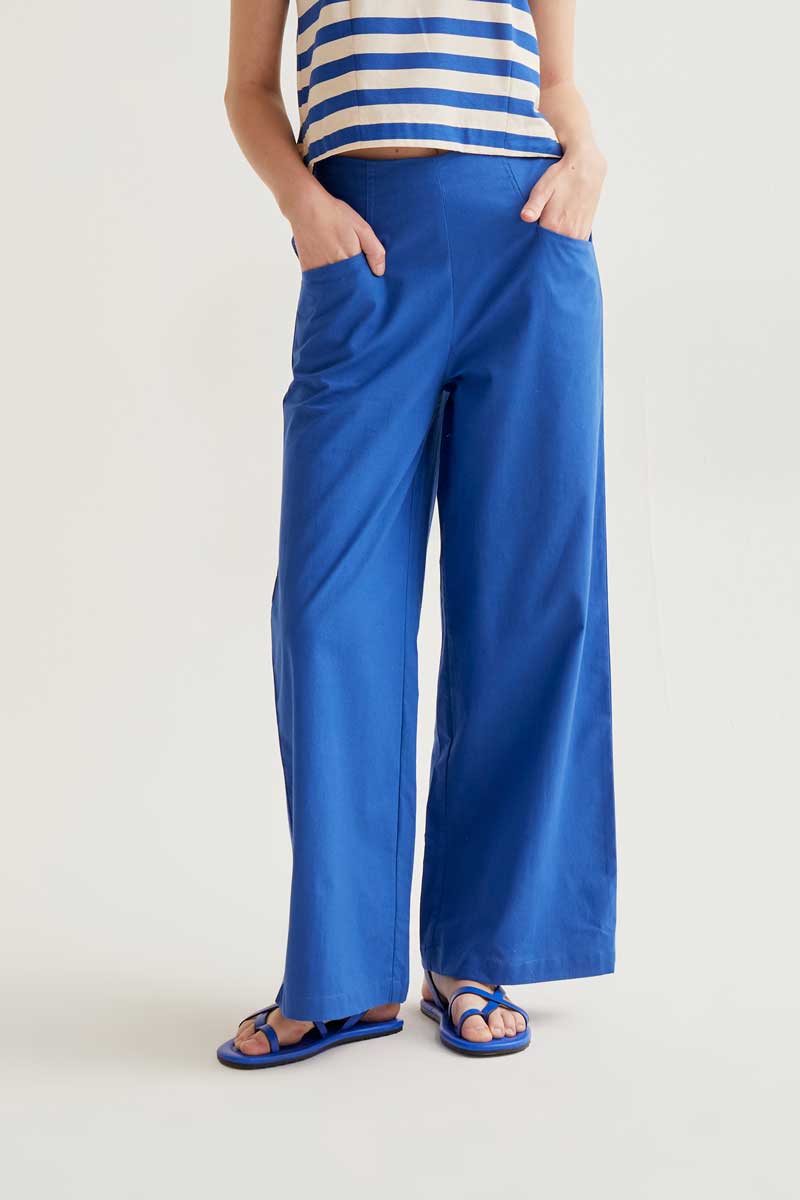Lightweight Wide Leg Trousers