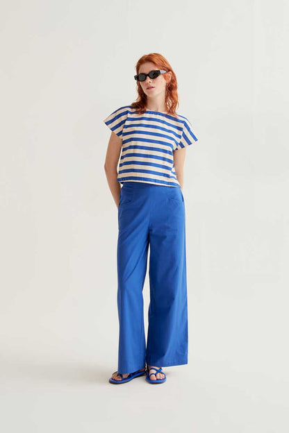 Lightweight Wide Leg Trousers
