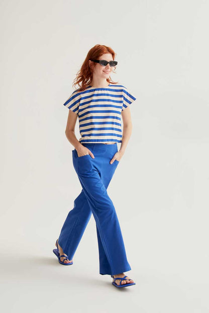 Lightweight Wide Leg Trousers