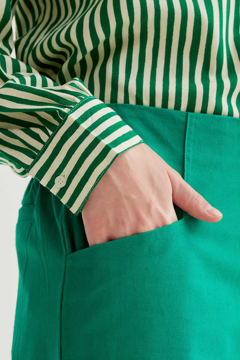 Lightweight Wide Leg Trousers