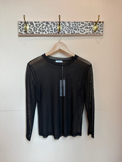 Silky Soft Mesh Layering Top