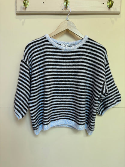 Striped Boxy Knit Jumper