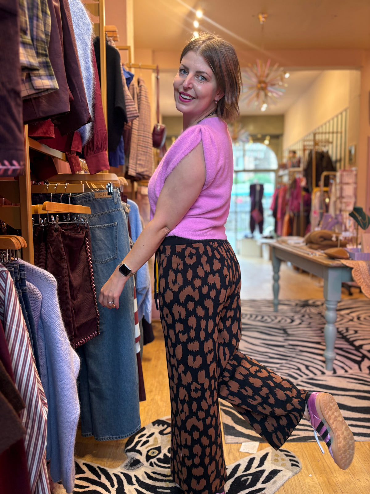 Leopard Print Lounge Pant