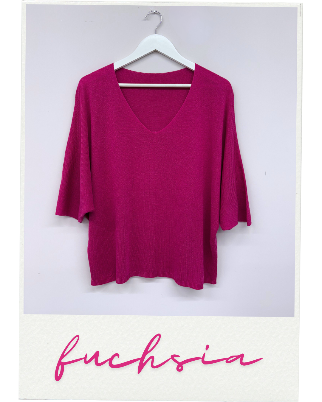 Soft Knit Batwing Top