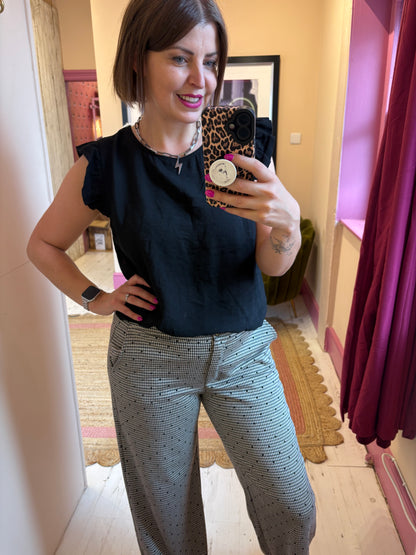 Frill Shoulder Top