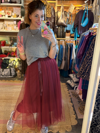 Waffle Knit Boxy Jumper