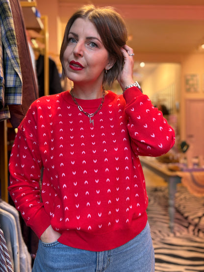 Red Hearts Jumper