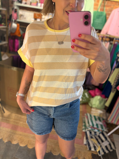 Striped Cotton T-Shirt
