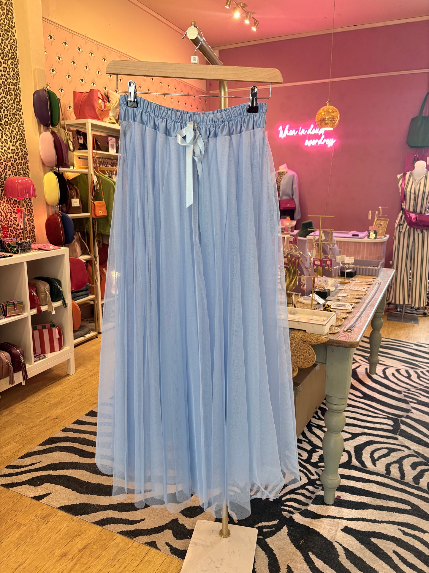 Ribbon Tulle Skirt