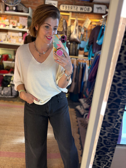 Soft Knit Batwing Top