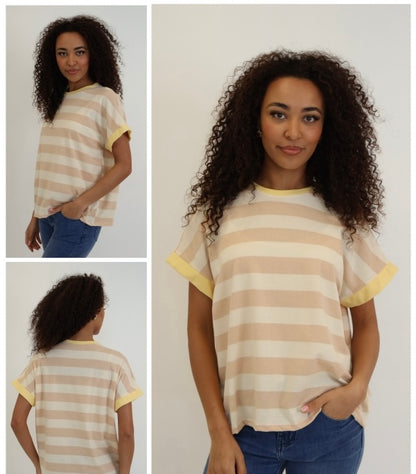 Striped Cotton T-Shirt