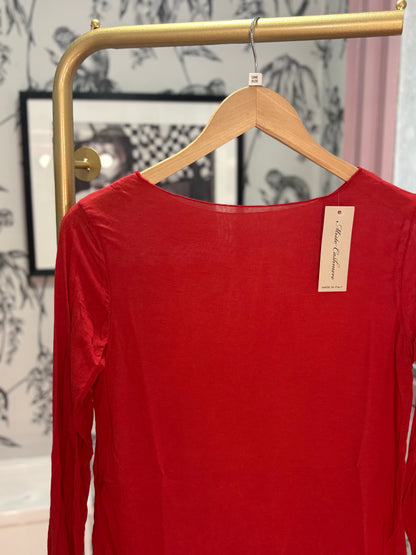 Plain Cashmere Blend Layering Top