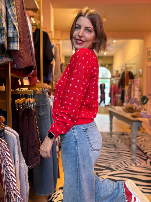 Red Hearts Jumper