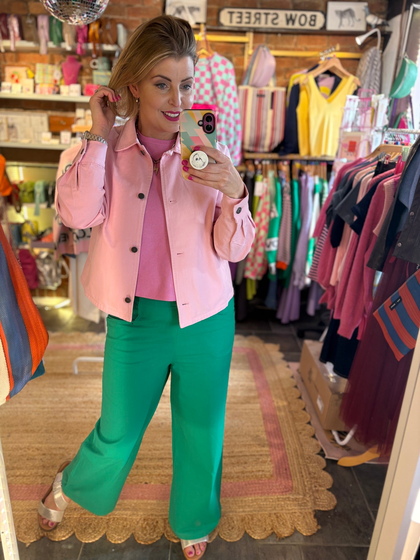 Lightweight Wide Leg Trousers