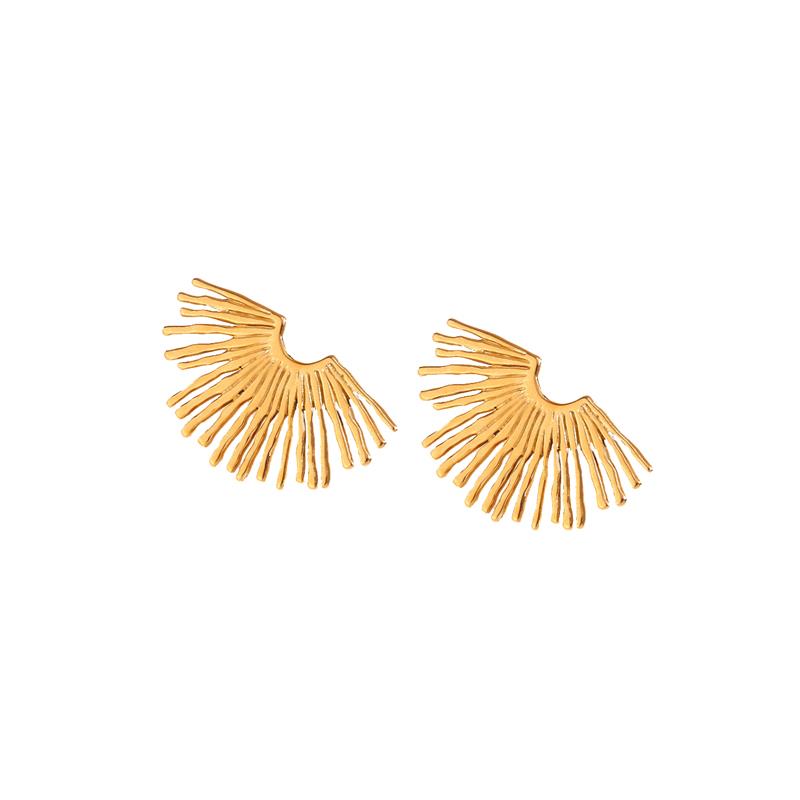 Sun Ray Earring Gold