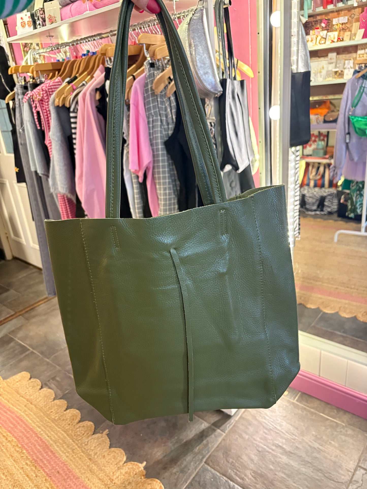 Leather Tote Bag