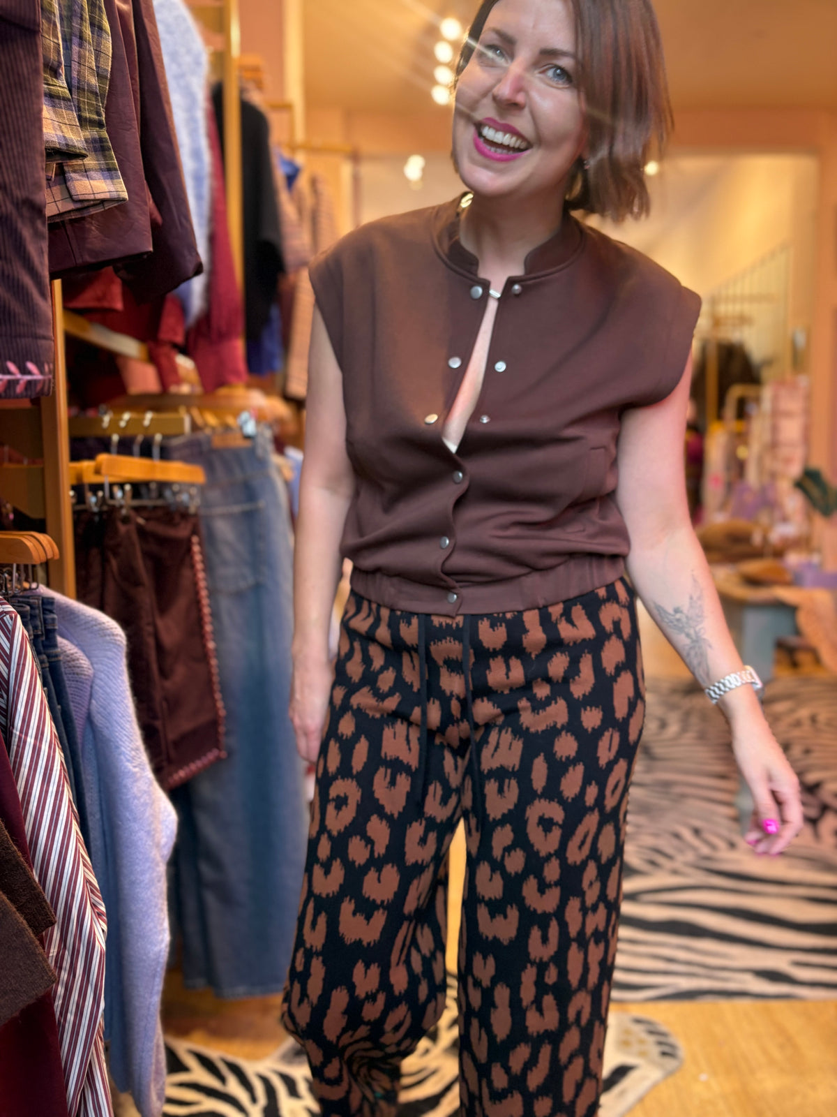 Leopard Print Lounge Pant