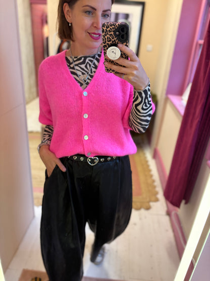 Zebra Print Layering Top