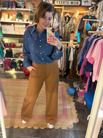 Wide Leg Tailored Trouser