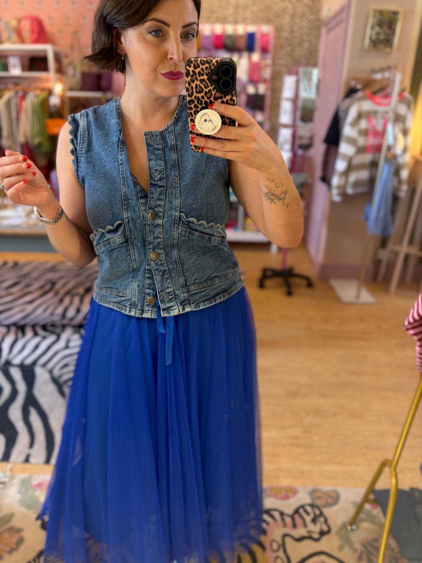 Ribbon Tulle Skirt