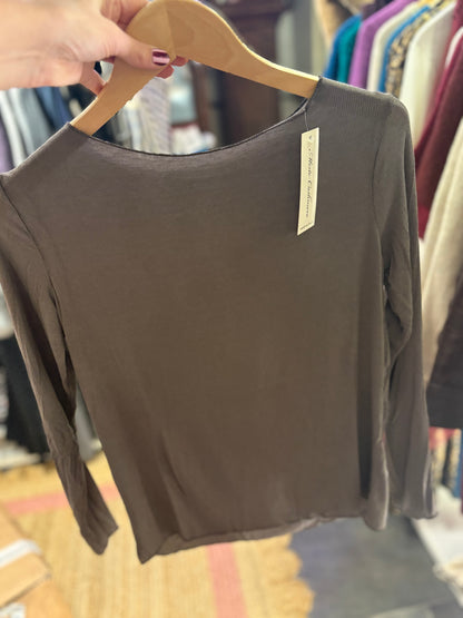 Plain Cashmere Blend Layering Top