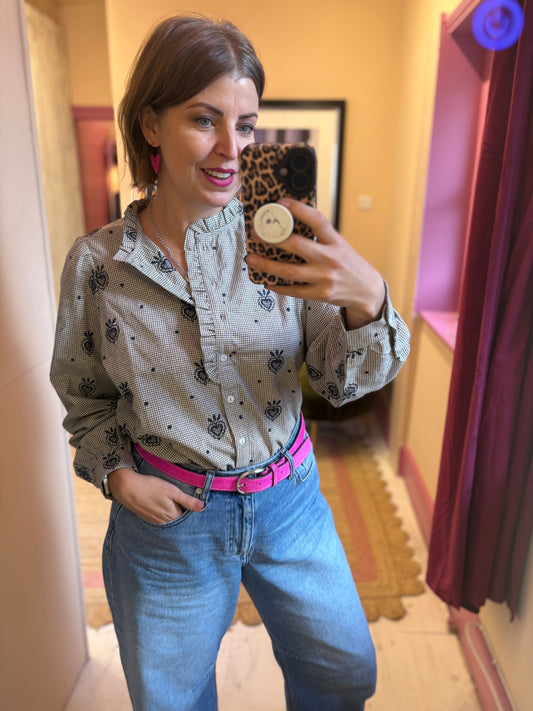 Embroidered Detail Shirt