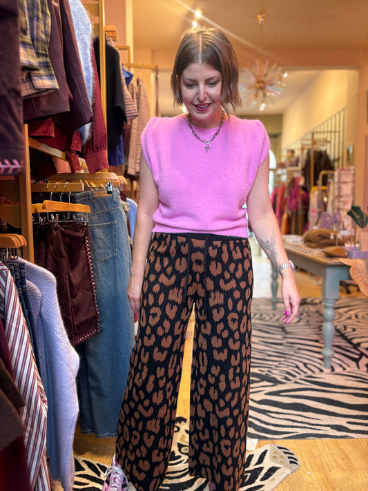 Leopard Print Lounge Pant