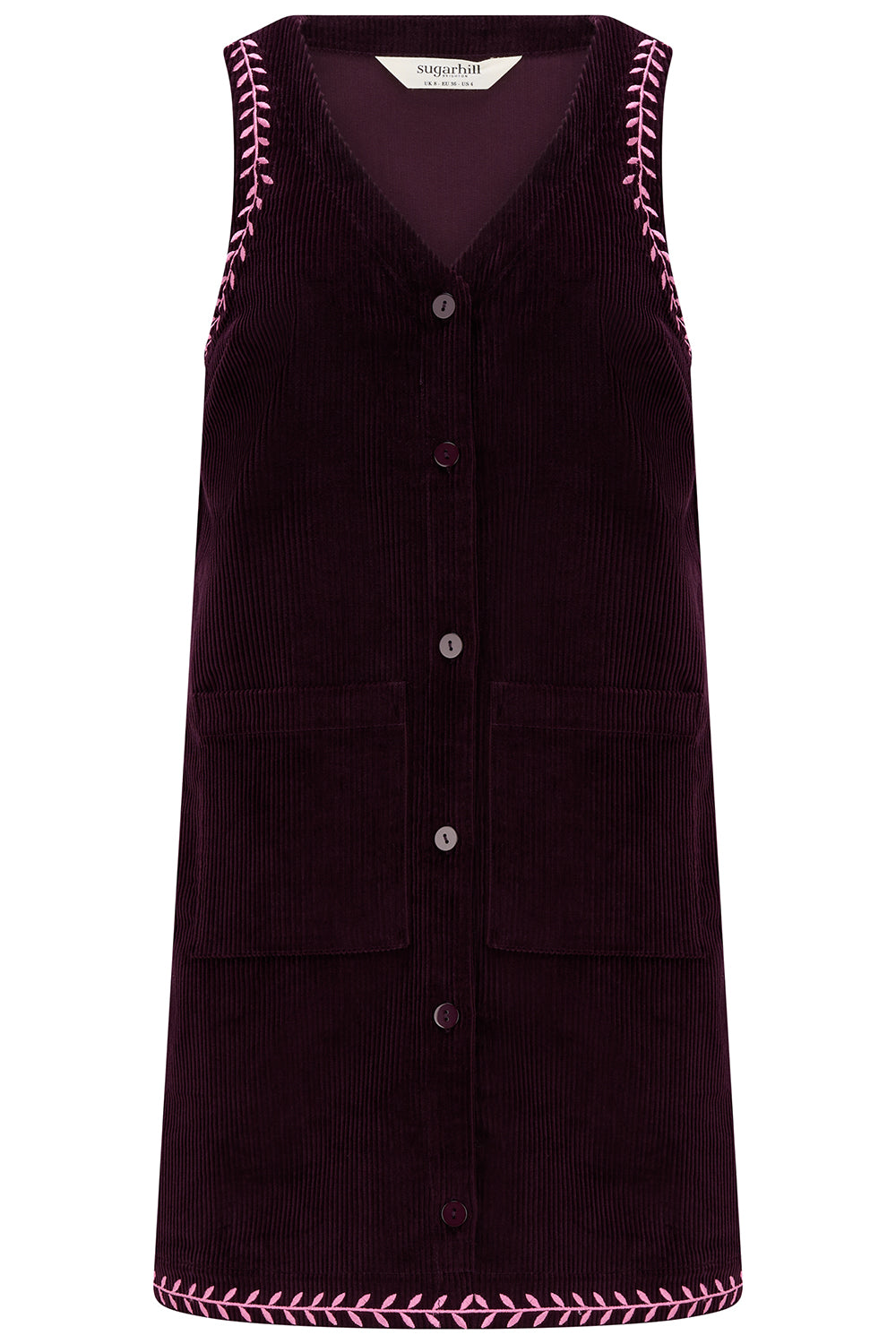 Corduroy Pinafore Dress