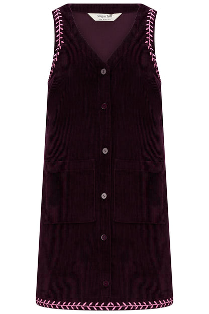 Corduroy Pinafore Dress
