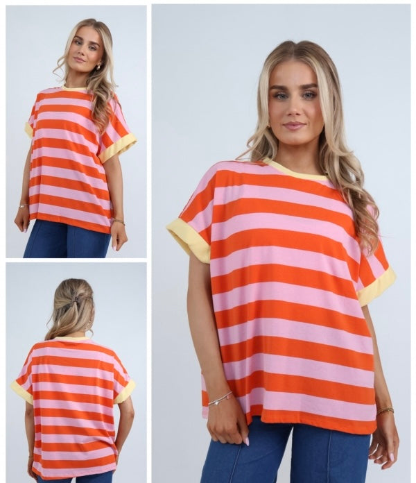 Striped Cotton T-Shirt