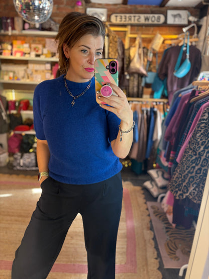 Alpaca Crew Neck Boxy Jumper